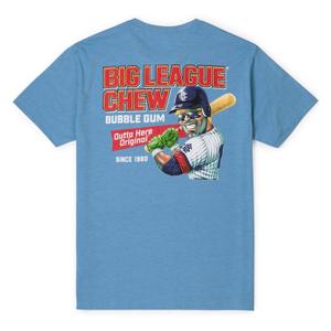RSVLTS Outta Here Original Crewneck Tee in Blue — front view
