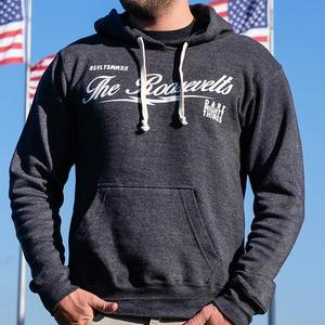 RSVLTS Bolt Performance Hoodie in Gray — front view