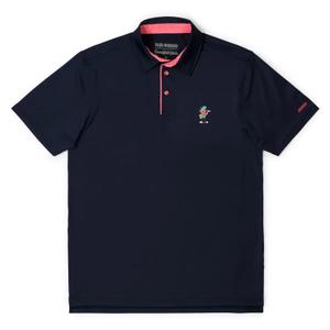RSVLTS Paging Mr. Polo All-Day Polo in Blue — front view