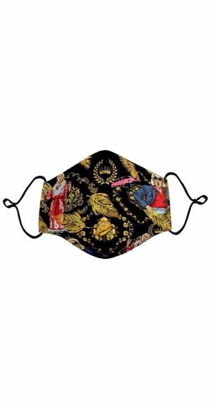 RSVLTS Nature Boy Mask in Black — front view