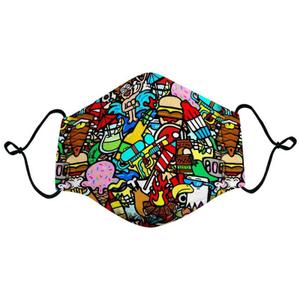 RSVLTS Darty In The USA Mask in Multicolor — front view