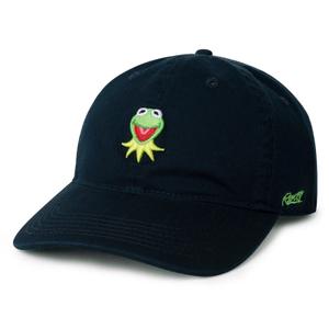 RSVLTS The Kermit Cap Dad Hat in Black — front view