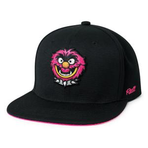 RSVLTS RAHHHHH!!! Snapback Hat in Black — front view
