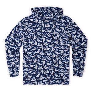 RSVLTS There Goes My Zero Performance Hoodie in Blue — front view