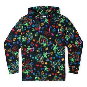 RSVLTS Oogie’s Turn To Boogie Performance Hoodie in Black — front view