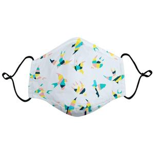 RSVLTS Birds Of Play Mask in White — front view