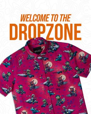 RSVLTS Speed Demons KUNUFLEX Short Sleeve Shirt in Purple — front view