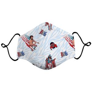RSVLTS Macho Man USA Mask in White — front view