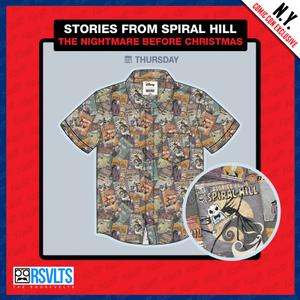 RSVLTS Stories From Spiral Hill KUNUFLEX Short Sleeve Shirt in Multicolor — front view
