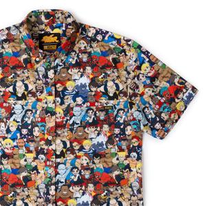 RSVLTS Chibi Bang KUNUFLEX Short Sleeve Shirt in Multicolor — front view