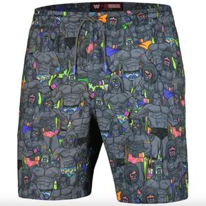 RSVLTS Spirit of the Ultimate Warrior Hybrid Shorts in Gray — front view