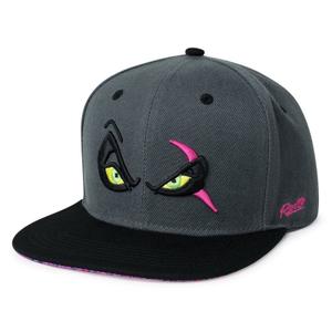 RSVLTS Long Live the King Snapback Hat in Gray — front view