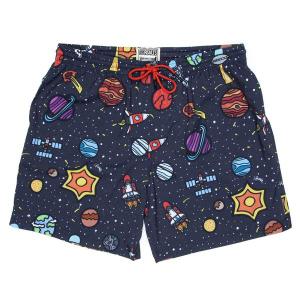 RSVLTS Spaceman Swimwear in Black — front view
