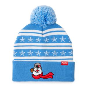 RSVLTS Thumpety Thump Thump Beanie in Blue — front view