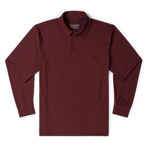 RSVLTS Solid-color long sleeve Commuter Polos Long Sleeve Shirt — front view