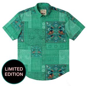 RSVLTS Ocean Tapestry KUNUFLEX Short Sleeve Shirt — front view