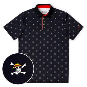 RSVLTS Our Lil Mark All-Day Polo in Black — front view
