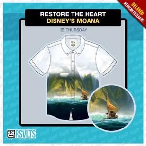 RSVLTS Restore the Heart KUNUFLEX Short Sleeve Shirt in Multicolor — front view