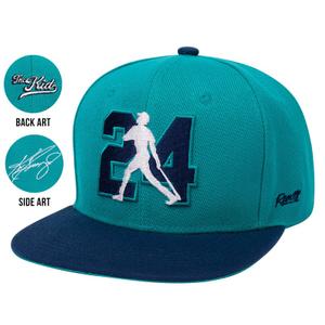 RSVLTS The Kid Snapback Hat in Blue — front view