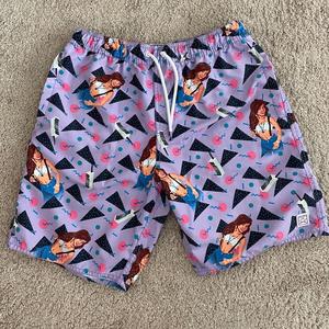 RSVLTS Kapow Swimwear in Purple — front view