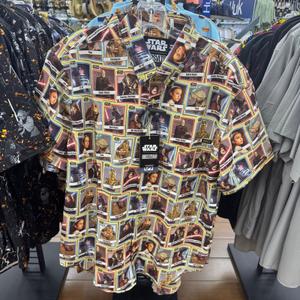RSVLTS Episode III Trading Cards KUNUFLEX Short Sleeve Shirt in Yellow — front view