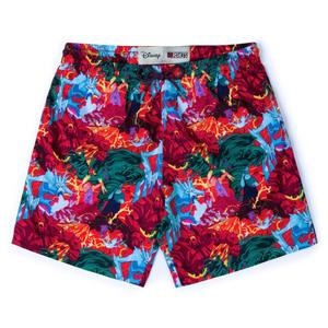 RSVLTS Olympus Would Be That Way Hybrid Shorts in Red — front view