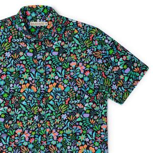 RSVLTS Kaleidos (Bamboo) KUNUFLEX Short Sleeve Shirt — front view