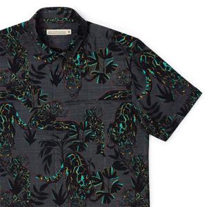 RSVLTS Jag Noir (Bamboo) KUNUFLEX Short Sleeve Shirt — front view