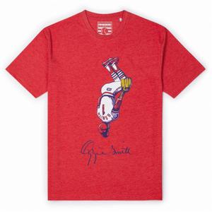 RSVLTS The Wizard Crewneck Tee in Red — front view