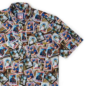 RSVLTS Windy City Legends KUNUFLEX Short Sleeve Shirt in Multicolor — front view