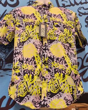 RSVLTS Pineapple Party KUNUFLEX Short Sleeve Shirt — front view