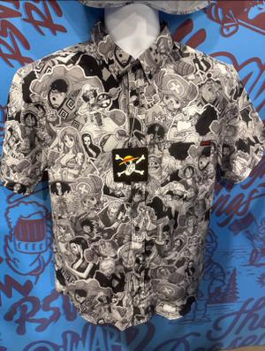 RSVLTS Two Years Later KUNUFLEX Short Sleeve Shirt in Black — front view