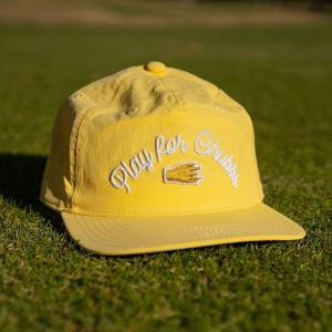 RSVLTS Play For Chubbs strapback Strapback Hat in Yellow — front view