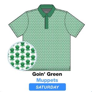 RSVLTS Goin’ Green All-Day Polo in White — front view