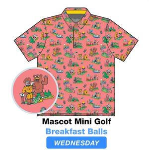 RSVLTS POTUS Putt-Off All-Day Polo in Red — front view