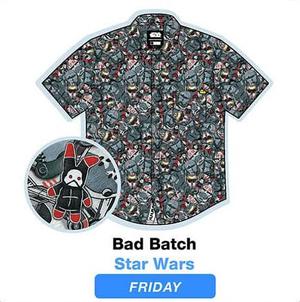 RSVLTS Bad Batch Patch KUNUFLEX Short Sleeve Shirt in Multicolor — front view