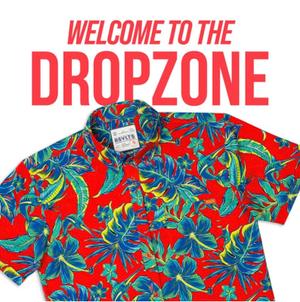 RSVLTS Palm Selleck KUNUFLEX Short Sleeve Shirt in Red — front view