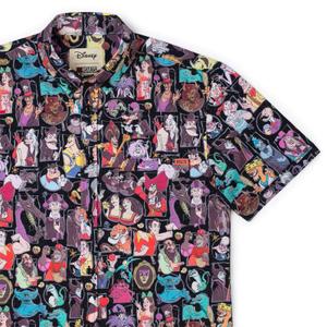 RSVLTS Happily Never After KUNUFLEX Short Sleeve Shirt in Black — front view