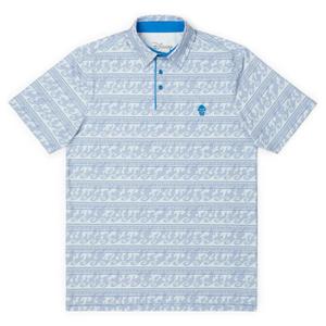 RSVLTS Underworld, Over Par All-Day Polo in White — front view