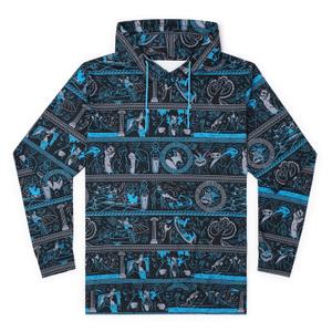 RSVLTS Hades Gonna Hate Performance Hoodie in Black — front view