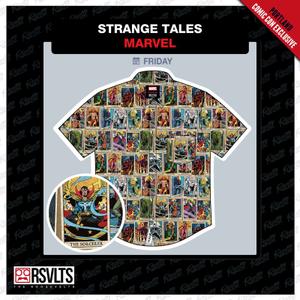 RSVLTS Strange Tales KUNUFLEX Short Sleeve Shirt in Multicolor — front view