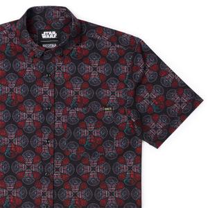 RSVLTS Dia de los Vaders KUNUFLEX Short Sleeve Shirt in Black — front view