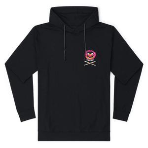 RSVLTS DRUMMER!!! Performance Hoodie in Black — front view