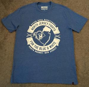 RSVLTS North New Jersey Crewneck Tee in Blue — front view