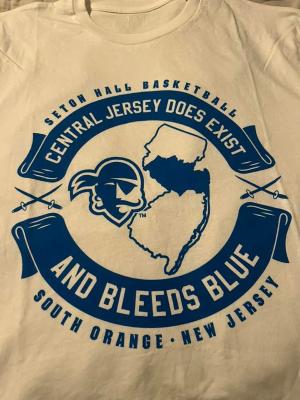 RSVLTS Central New Jersey Crewneck Tee in White — front view
