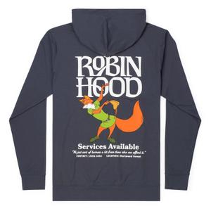 RSVLTS Services Available Performance Hoodie in Gray — front view