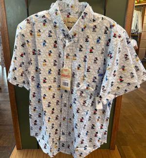 RSVLTS World Showcase KUNUFLEX Short Sleeve Shirt in White — front view
