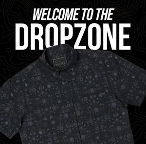 RSVLTS Juanita (After Dark) KUNUFLEX Short Sleeve Shirt in Black — front view