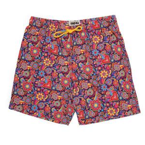 RSVLTS Love Overload Hybrid Shorts in Red — front view