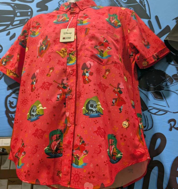 RSVLTS Hook, Line & Tinker KUNUFLEX Short Sleeve Shirt in Red — detail 2